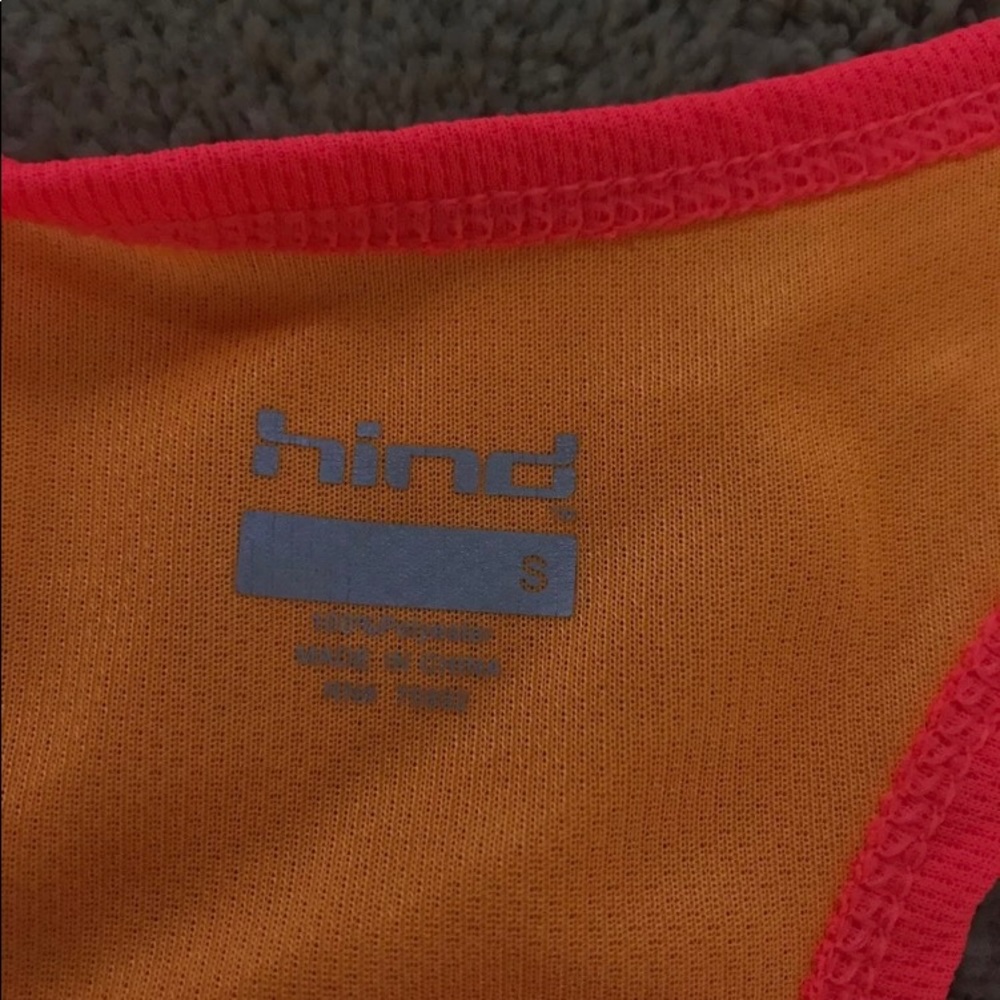 Orange Racerback workout Tanktop - Picture 2 of 4